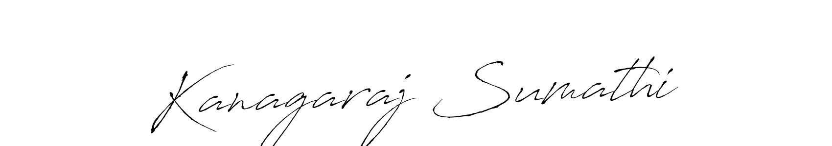 Kanagaraj Sumathi stylish signature style. Best Handwritten Sign (Antro_Vectra) for my name. Handwritten Signature Collection Ideas for my name Kanagaraj Sumathi. Kanagaraj Sumathi signature style 6 images and pictures png