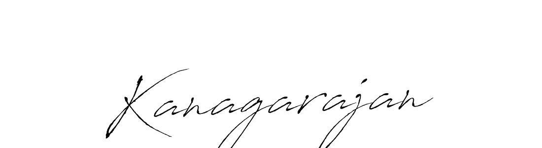 Make a beautiful signature design for name Kanagarajan. With this signature (Antro_Vectra) style, you can create a handwritten signature for free. Kanagarajan signature style 6 images and pictures png