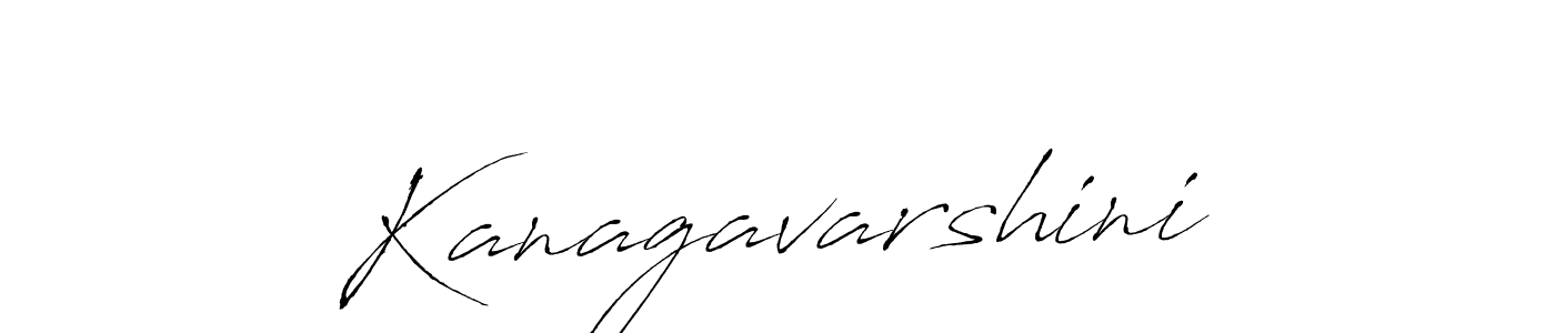 You should practise on your own different ways (Antro_Vectra) to write your name (Kanagavarshini) in signature. don't let someone else do it for you. Kanagavarshini signature style 6 images and pictures png