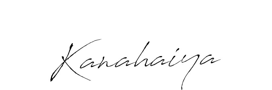 Make a beautiful signature design for name Kanahaiya. With this signature (Antro_Vectra) style, you can create a handwritten signature for free. Kanahaiya signature style 6 images and pictures png