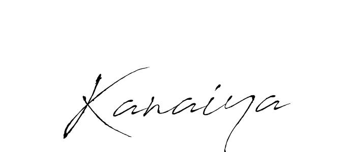 Make a beautiful signature design for name Kanaiya. With this signature (Antro_Vectra) style, you can create a handwritten signature for free. Kanaiya signature style 6 images and pictures png