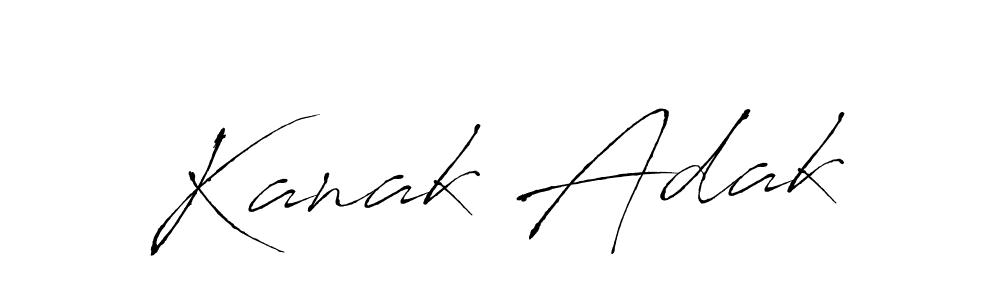 How to make Kanak Adak signature? Antro_Vectra is a professional autograph style. Create handwritten signature for Kanak Adak name. Kanak Adak signature style 6 images and pictures png