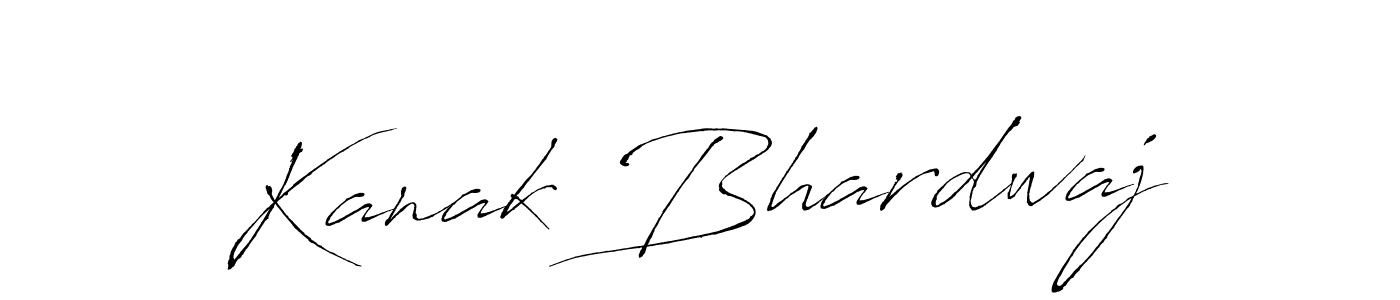 Use a signature maker to create a handwritten signature online. With this signature software, you can design (Antro_Vectra) your own signature for name Kanak Bhardwaj. Kanak Bhardwaj signature style 6 images and pictures png