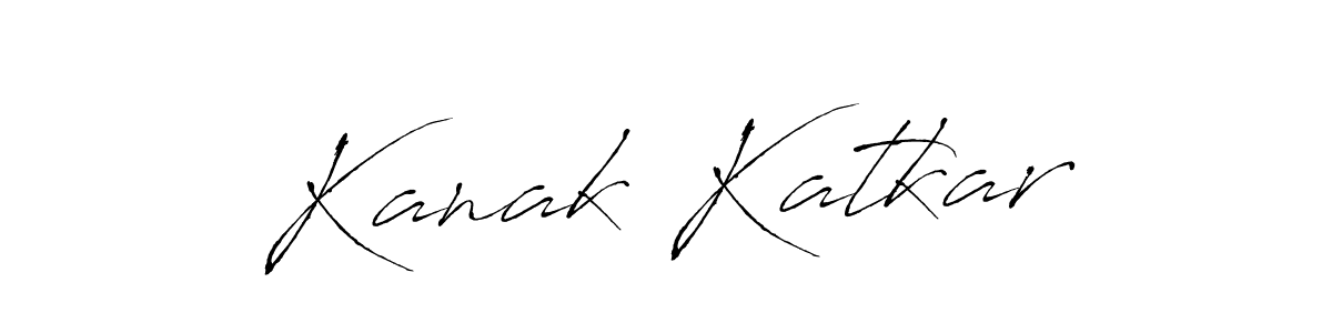 Use a signature maker to create a handwritten signature online. With this signature software, you can design (Antro_Vectra) your own signature for name Kanak Katkar. Kanak Katkar signature style 6 images and pictures png