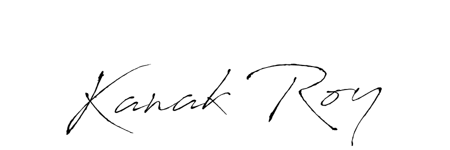You should practise on your own different ways (Antro_Vectra) to write your name (Kanak Roy) in signature. don't let someone else do it for you. Kanak Roy signature style 6 images and pictures png