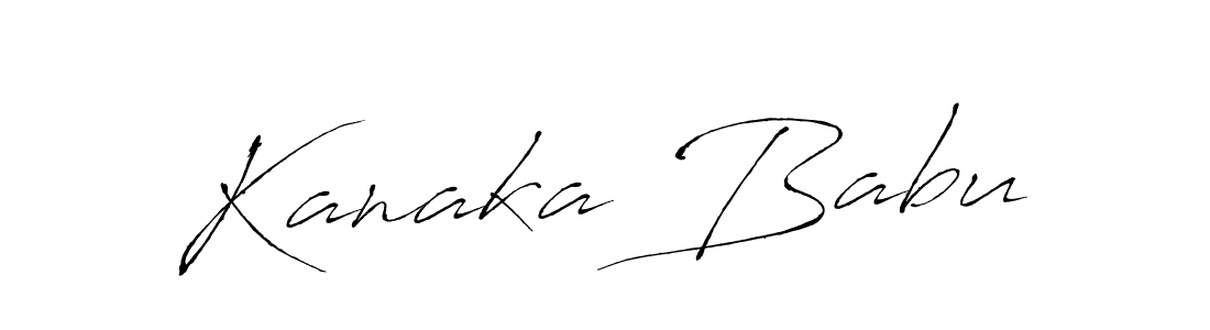 The best way (Antro_Vectra) to make a short signature is to pick only two or three words in your name. The name Kanaka Babu include a total of six letters. For converting this name. Kanaka Babu signature style 6 images and pictures png