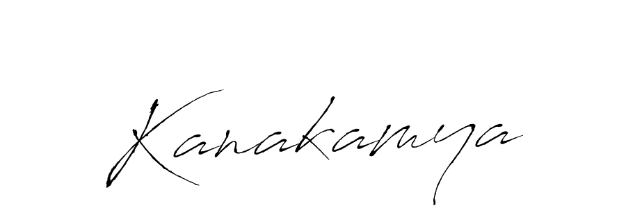 You should practise on your own different ways (Antro_Vectra) to write your name (Kanakamya) in signature. don't let someone else do it for you. Kanakamya signature style 6 images and pictures png