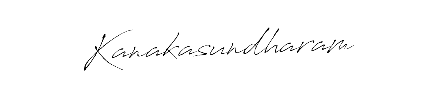 Use a signature maker to create a handwritten signature online. With this signature software, you can design (Antro_Vectra) your own signature for name Kanakasundharam. Kanakasundharam signature style 6 images and pictures png