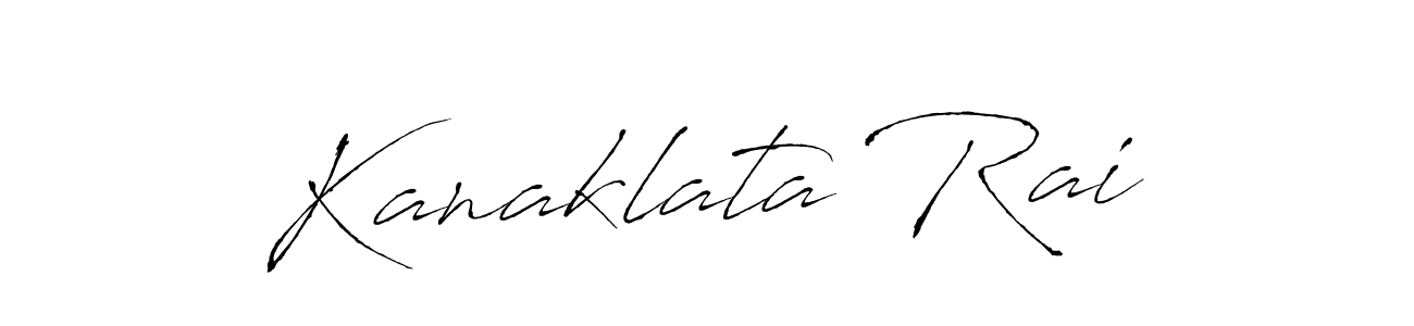 How to make Kanaklata Rai name signature. Use Antro_Vectra style for creating short signs online. This is the latest handwritten sign. Kanaklata Rai signature style 6 images and pictures png