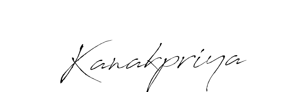 How to make Kanakpriya signature? Antro_Vectra is a professional autograph style. Create handwritten signature for Kanakpriya name. Kanakpriya signature style 6 images and pictures png