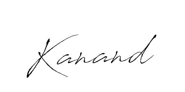 Create a beautiful signature design for name Kanand. With this signature (Antro_Vectra) fonts, you can make a handwritten signature for free. Kanand signature style 6 images and pictures png