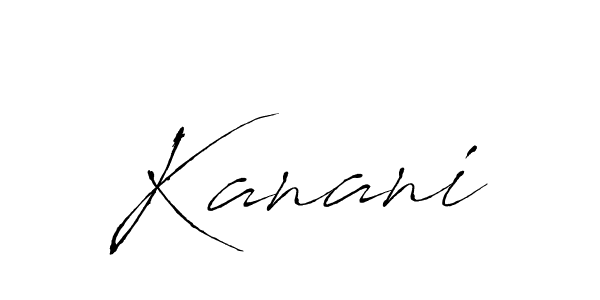 if you are searching for the best signature style for your name Kanani. so please give up your signature search. here we have designed multiple signature styles  using Antro_Vectra. Kanani signature style 6 images and pictures png