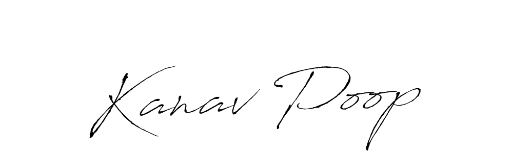 Make a beautiful signature design for name Kanav Poop. Use this online signature maker to create a handwritten signature for free. Kanav Poop signature style 6 images and pictures png