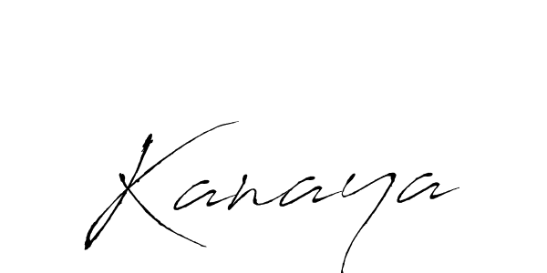 Use a signature maker to create a handwritten signature online. With this signature software, you can design (Antro_Vectra) your own signature for name Kanaya. Kanaya signature style 6 images and pictures png