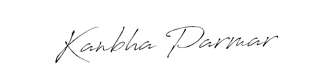 It looks lik you need a new signature style for name Kanbha Parmar. Design unique handwritten (Antro_Vectra) signature with our free signature maker in just a few clicks. Kanbha Parmar signature style 6 images and pictures png