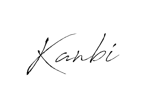 Create a beautiful signature design for name Kanbi. With this signature (Antro_Vectra) fonts, you can make a handwritten signature for free. Kanbi signature style 6 images and pictures png
