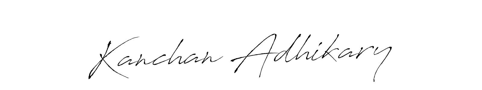 Here are the top 10 professional signature styles for the name Kanchan Adhikary. These are the best autograph styles you can use for your name. Kanchan Adhikary signature style 6 images and pictures png