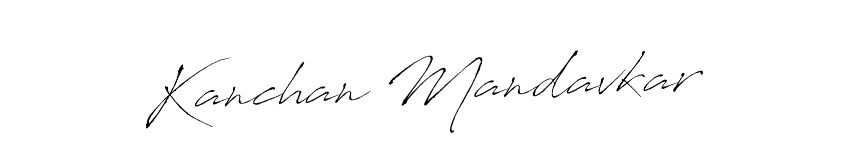 Also You can easily find your signature by using the search form. We will create Kanchan Mandavkar name handwritten signature images for you free of cost using Antro_Vectra sign style. Kanchan Mandavkar signature style 6 images and pictures png