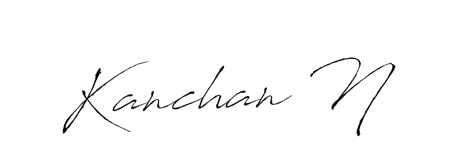 Once you've used our free online signature maker to create your best signature Antro_Vectra style, it's time to enjoy all of the benefits that Kanchan N name signing documents. Kanchan N signature style 6 images and pictures png