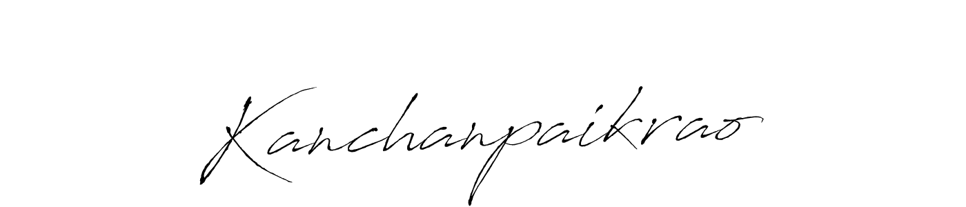 Design your own signature with our free online signature maker. With this signature software, you can create a handwritten (Antro_Vectra) signature for name Kanchanpaikrao. Kanchanpaikrao signature style 6 images and pictures png