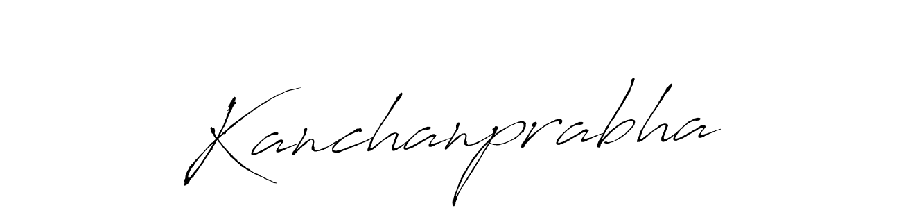How to make Kanchanprabha signature? Antro_Vectra is a professional autograph style. Create handwritten signature for Kanchanprabha name. Kanchanprabha signature style 6 images and pictures png