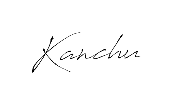 Also we have Kanchu name is the best signature style. Create professional handwritten signature collection using Antro_Vectra autograph style. Kanchu signature style 6 images and pictures png