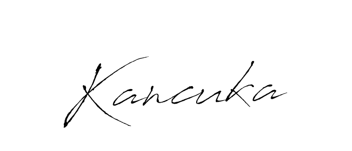 The best way (Antro_Vectra) to make a short signature is to pick only two or three words in your name. The name Kancuka include a total of six letters. For converting this name. Kancuka signature style 6 images and pictures png