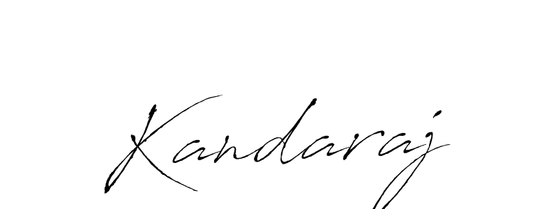How to make Kandaraj name signature. Use Antro_Vectra style for creating short signs online. This is the latest handwritten sign. Kandaraj signature style 6 images and pictures png