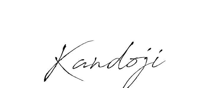 The best way (Antro_Vectra) to make a short signature is to pick only two or three words in your name. The name Kandoji include a total of six letters. For converting this name. Kandoji signature style 6 images and pictures png
