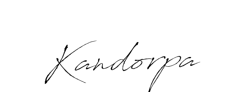 How to Draw Kandorpa signature style? Antro_Vectra is a latest design signature styles for name Kandorpa. Kandorpa signature style 6 images and pictures png