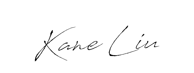 Create a beautiful signature design for name Kane Liu. With this signature (Antro_Vectra) fonts, you can make a handwritten signature for free. Kane Liu signature style 6 images and pictures png
