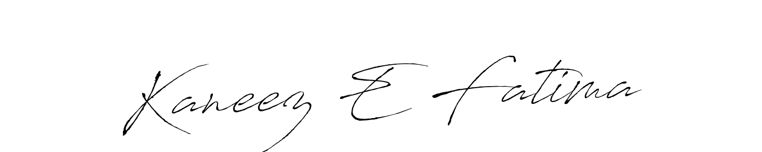 Also You can easily find your signature by using the search form. We will create Kaneez E Fatima name handwritten signature images for you free of cost using Antro_Vectra sign style. Kaneez E Fatima signature style 6 images and pictures png