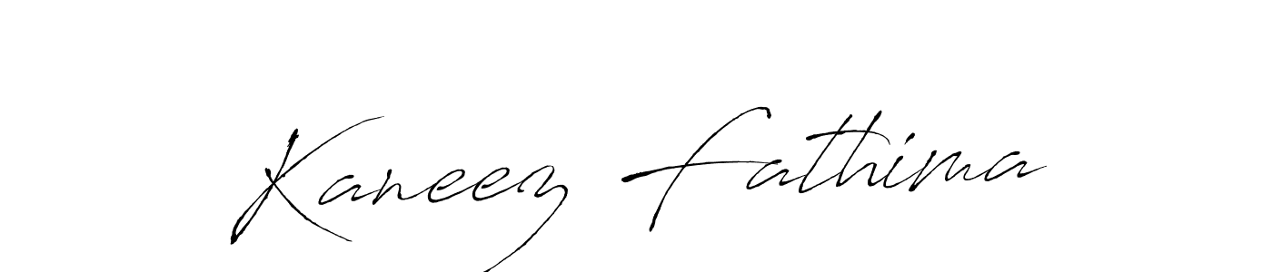 Design your own signature with our free online signature maker. With this signature software, you can create a handwritten (Antro_Vectra) signature for name Kaneez Fathima. Kaneez Fathima signature style 6 images and pictures png