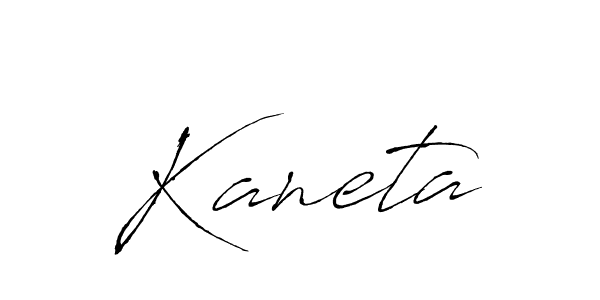 Use a signature maker to create a handwritten signature online. With this signature software, you can design (Antro_Vectra) your own signature for name Kaneta. Kaneta signature style 6 images and pictures png