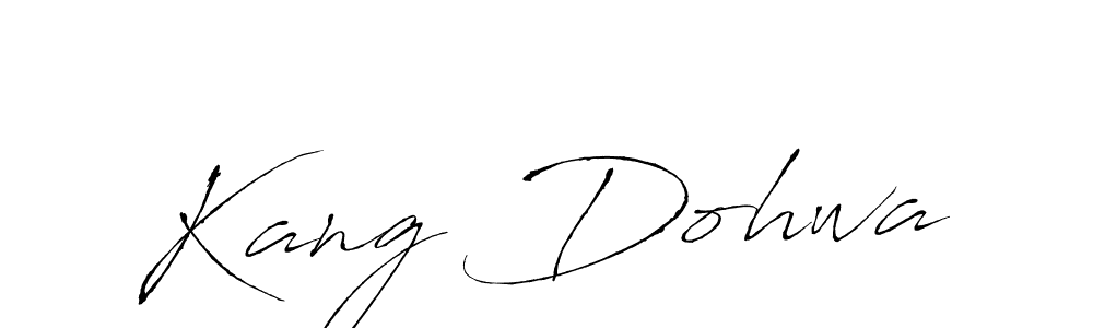 Create a beautiful signature design for name Kang Dohwa. With this signature (Antro_Vectra) fonts, you can make a handwritten signature for free. Kang Dohwa signature style 6 images and pictures png