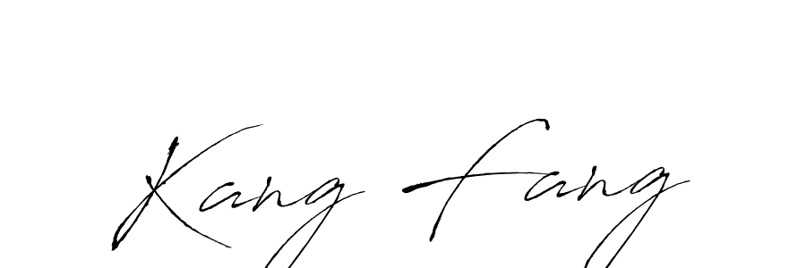 Use a signature maker to create a handwritten signature online. With this signature software, you can design (Antro_Vectra) your own signature for name Kang Fang. Kang Fang signature style 6 images and pictures png