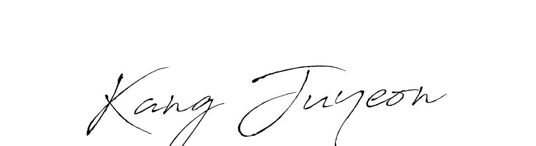 Create a beautiful signature design for name Kang Juyeon. With this signature (Antro_Vectra) fonts, you can make a handwritten signature for free. Kang Juyeon signature style 6 images and pictures png