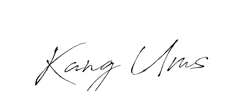 This is the best signature style for the Kang Ums name. Also you like these signature font (Antro_Vectra). Mix name signature. Kang Ums signature style 6 images and pictures png