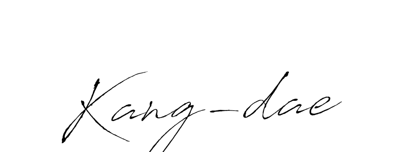 Use a signature maker to create a handwritten signature online. With this signature software, you can design (Antro_Vectra) your own signature for name Kang-dae. Kang-dae signature style 6 images and pictures png