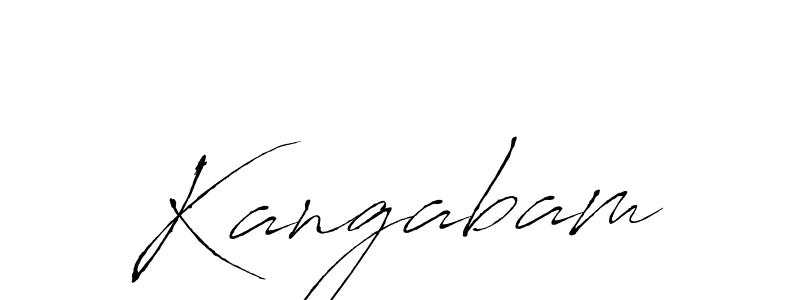 Antro_Vectra is a professional signature style that is perfect for those who want to add a touch of class to their signature. It is also a great choice for those who want to make their signature more unique. Get Kangabam name to fancy signature for free. Kangabam signature style 6 images and pictures png