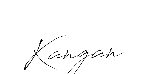 You should practise on your own different ways (Antro_Vectra) to write your name (Kangan) in signature. don't let someone else do it for you. Kangan signature style 6 images and pictures png