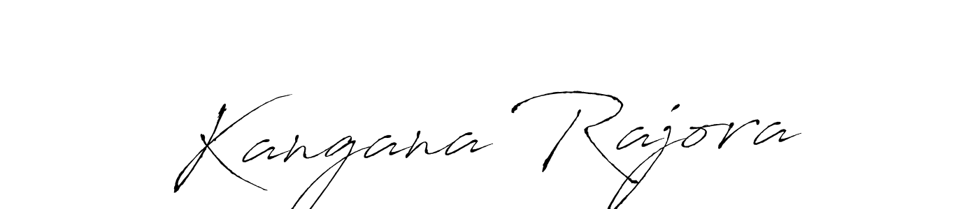 Also we have Kangana Rajora name is the best signature style. Create professional handwritten signature collection using Antro_Vectra autograph style. Kangana Rajora signature style 6 images and pictures png