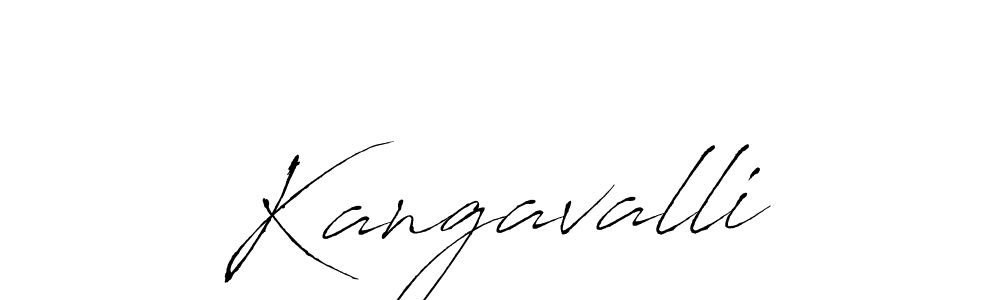 Make a beautiful signature design for name Kangavalli. With this signature (Antro_Vectra) style, you can create a handwritten signature for free. Kangavalli signature style 6 images and pictures png