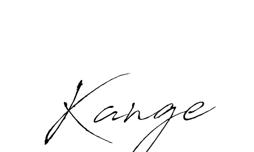 Kange stylish signature style. Best Handwritten Sign (Antro_Vectra) for my name. Handwritten Signature Collection Ideas for my name Kange. Kange signature style 6 images and pictures png