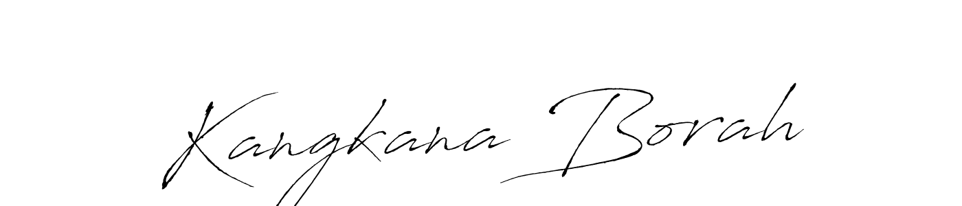 Design your own signature with our free online signature maker. With this signature software, you can create a handwritten (Antro_Vectra) signature for name Kangkana Borah. Kangkana Borah signature style 6 images and pictures png