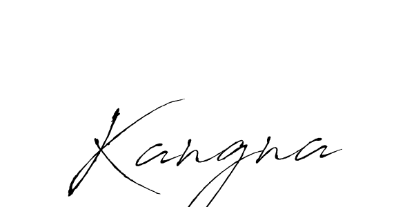 How to make Kangna name signature. Use Antro_Vectra style for creating short signs online. This is the latest handwritten sign. Kangna signature style 6 images and pictures png