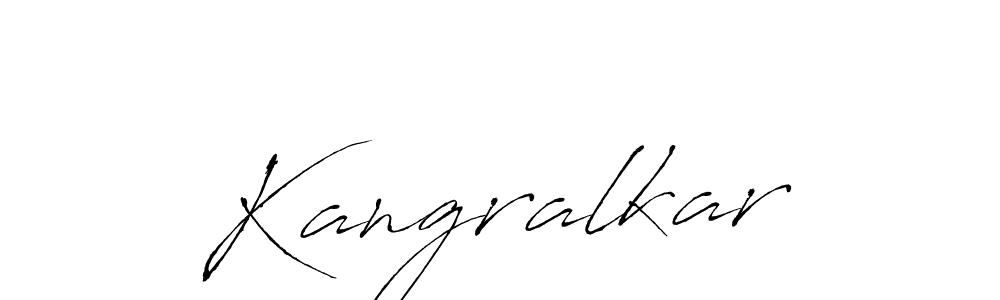 Design your own signature with our free online signature maker. With this signature software, you can create a handwritten (Antro_Vectra) signature for name Kangralkar. Kangralkar signature style 6 images and pictures png