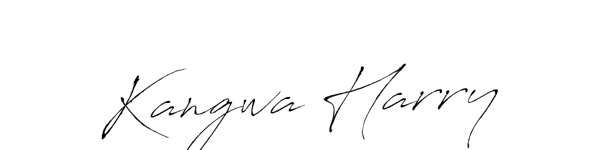 Also we have Kangwa Harry name is the best signature style. Create professional handwritten signature collection using Antro_Vectra autograph style. Kangwa Harry signature style 6 images and pictures png