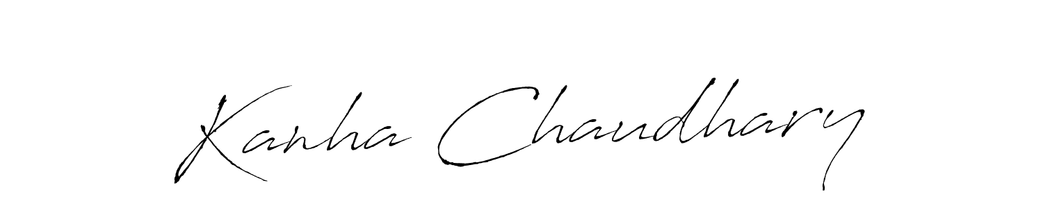 It looks lik you need a new signature style for name Kanha Chaudhary. Design unique handwritten (Antro_Vectra) signature with our free signature maker in just a few clicks. Kanha Chaudhary signature style 6 images and pictures png