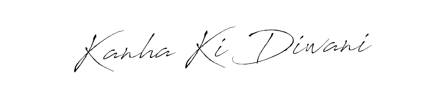 How to make Kanha Ki Diwani signature? Antro_Vectra is a professional autograph style. Create handwritten signature for Kanha Ki Diwani name. Kanha Ki Diwani signature style 6 images and pictures png